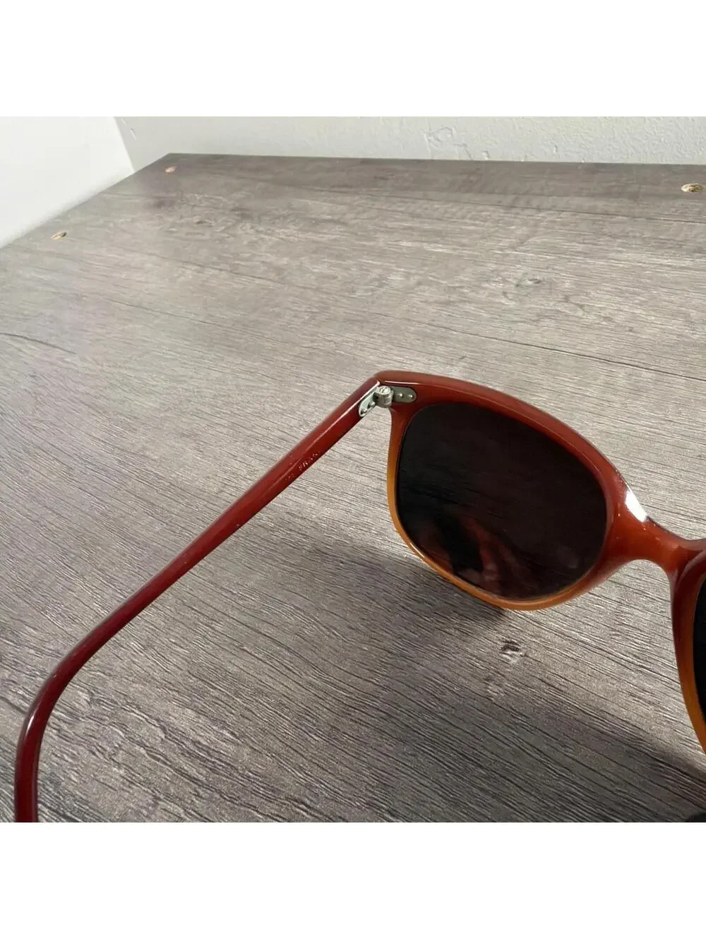 Vintage Maui Jim Sunglasses France Brown Oversized FRAMES ONLY
